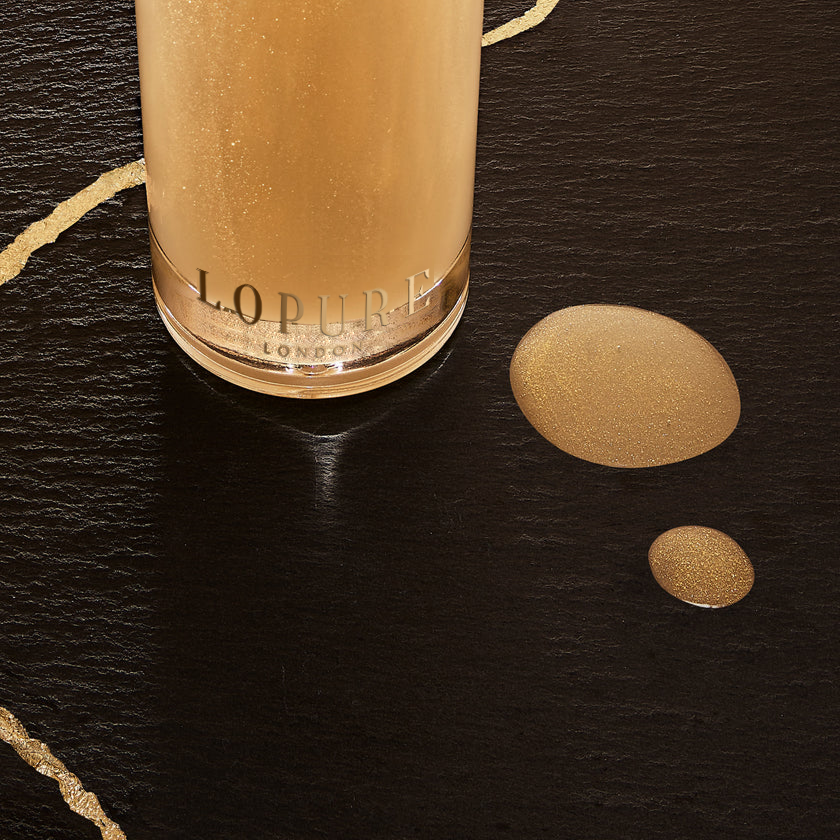 Lopure skin revitalising serum packaging close-up