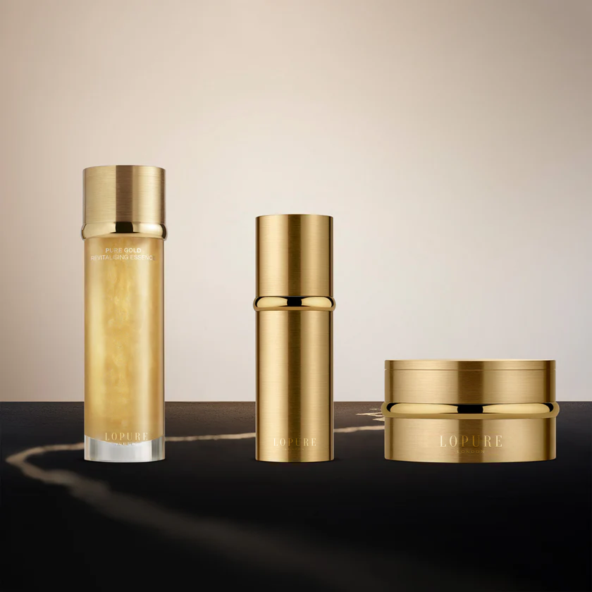 Lopure night balm refill with gold and peptides